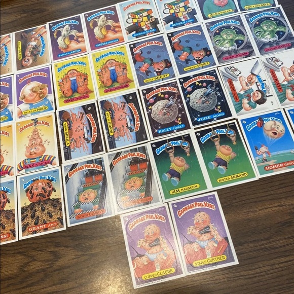 Vintage Garbage Pail Kids Trading Cards/Stickers Series 7 Full Complete Set - Picture 4 of 4